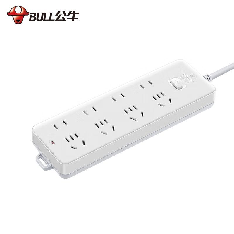 公牛（BULL）GN-403 总控开关 8位 全长10米 电源插座/插线板/插排